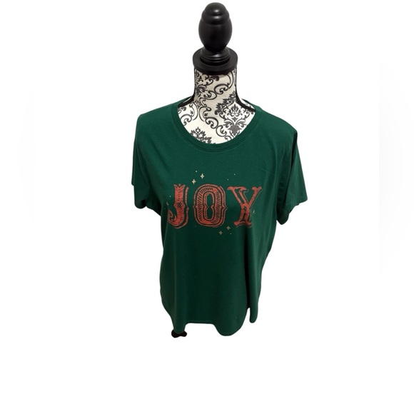 Sonoma Forest Green Joy Graphic Tee - Picture 1 of 6